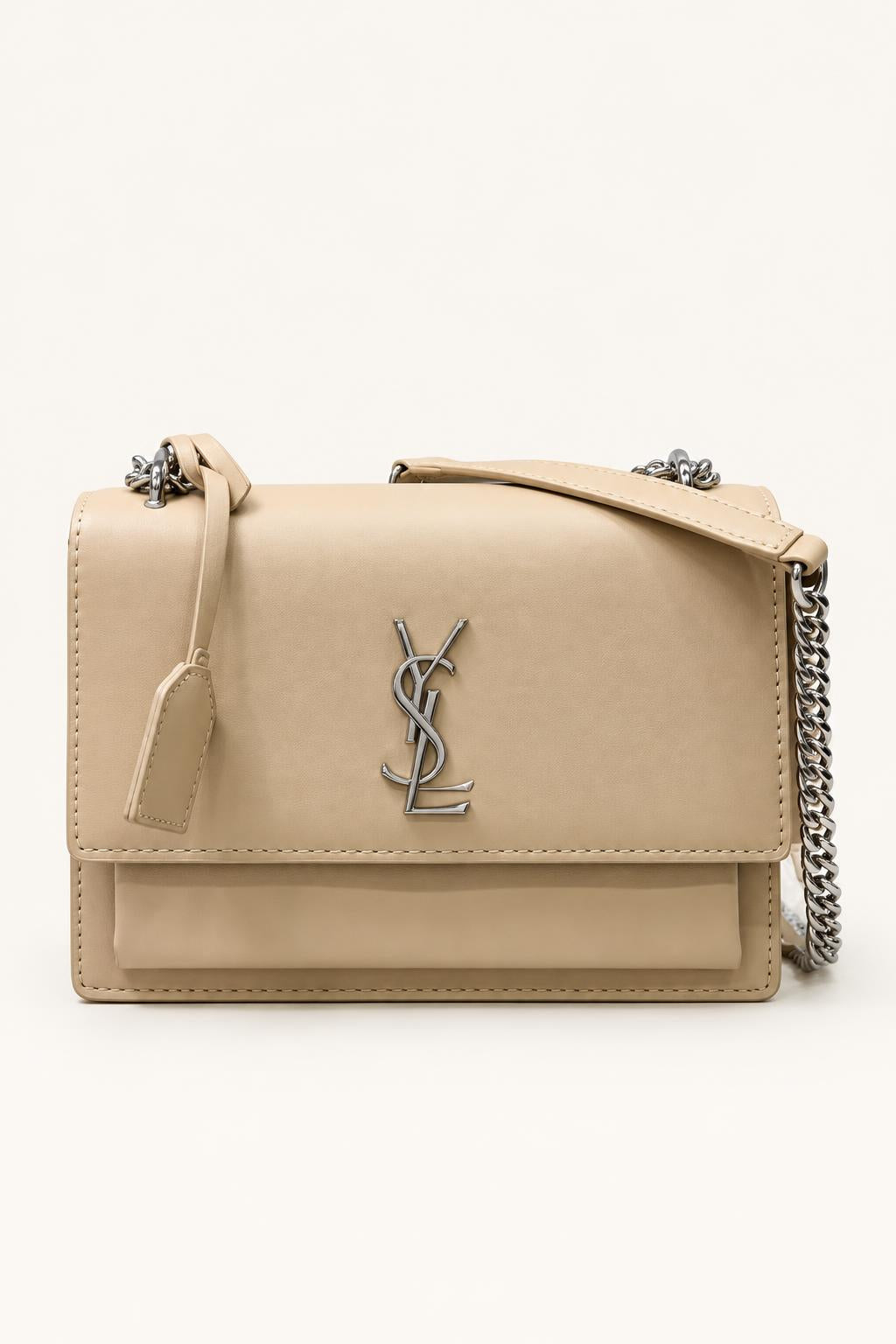 Structured Chain Shoulder Bag