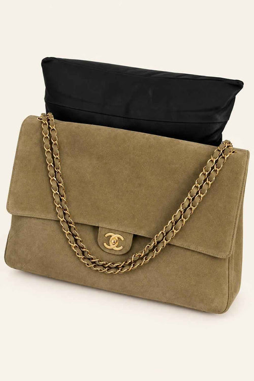 Quilted Chain Flap Shoulder Bag