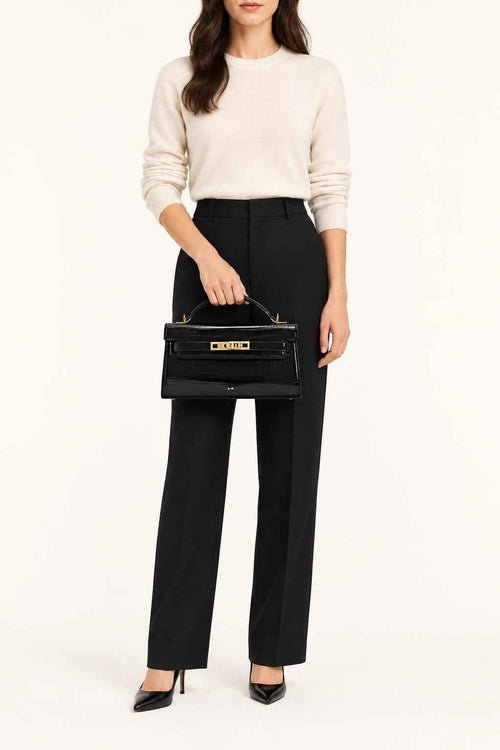 Structured Top Handle Handbag