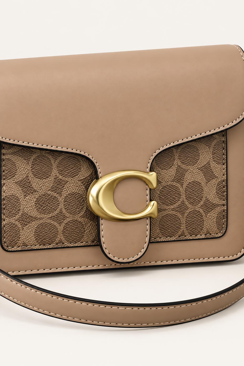 Patterned Flap Crossbody Bag