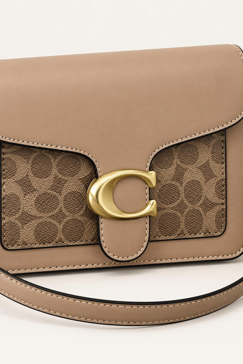 Patterned Flap Crossbody Bag