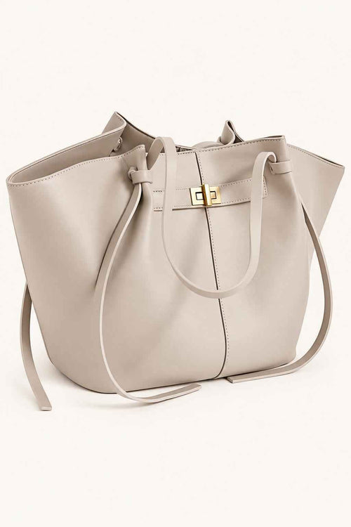 Women's Winged PU Tote Bag