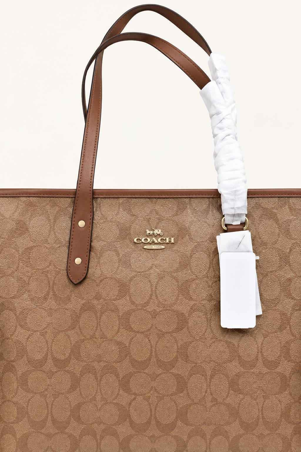 Structured Hanging Tag Tote