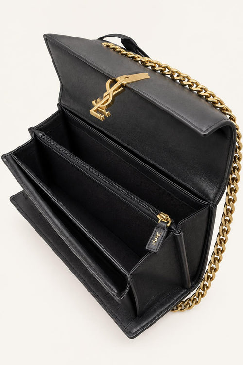 Structured Chain Shoulder Bag