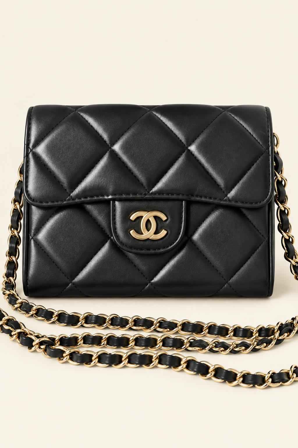 Quilted Mini Flap Crossbody Bag