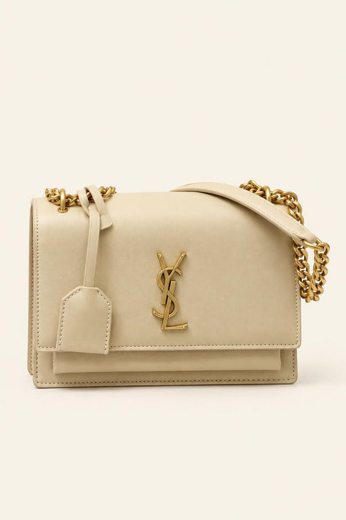 Structured Chain Shoulder Bag