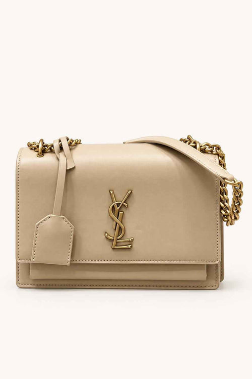 Structured Chain Shoulder Bag