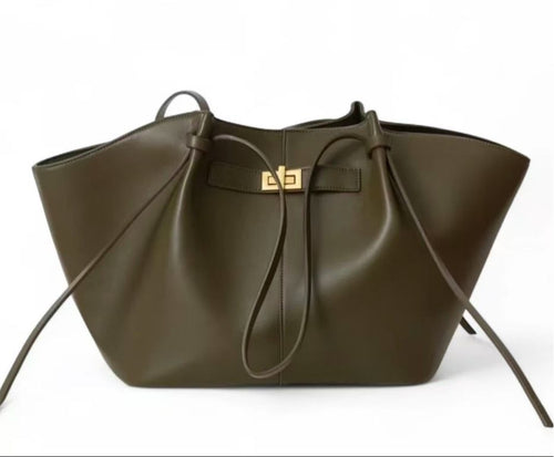 Women's Winged PU Tote Bag