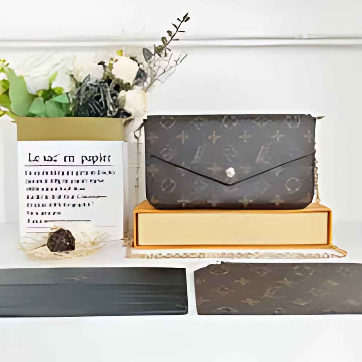 Envelope Chain Strap Clutch