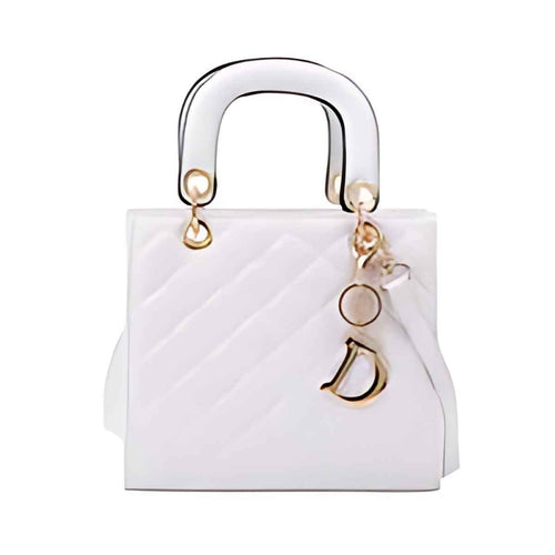 Quilted Top Handle Crossbody Bag