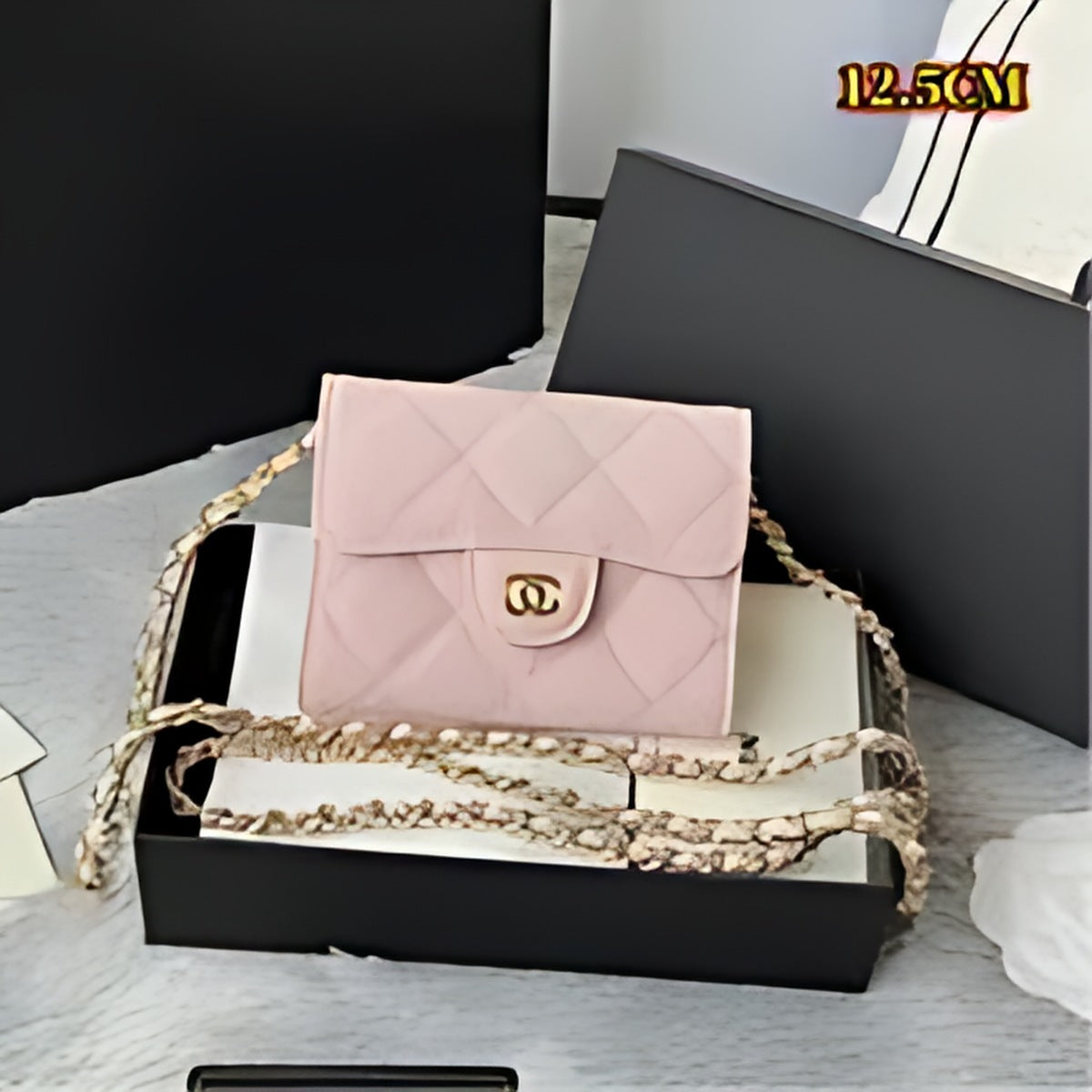 Quilted Mini Flap Crossbody Bag