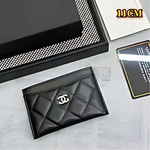 Quilted Leather Card Holder